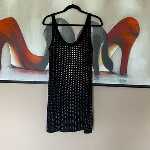 Express Black Studded Dress